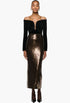 Sequin Column Skirt